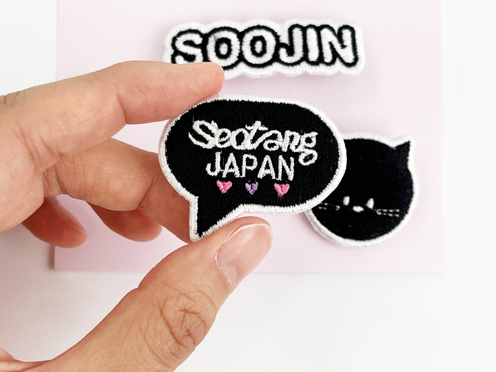 [피스보이스] 말풍선 자수 와펜 뱃지