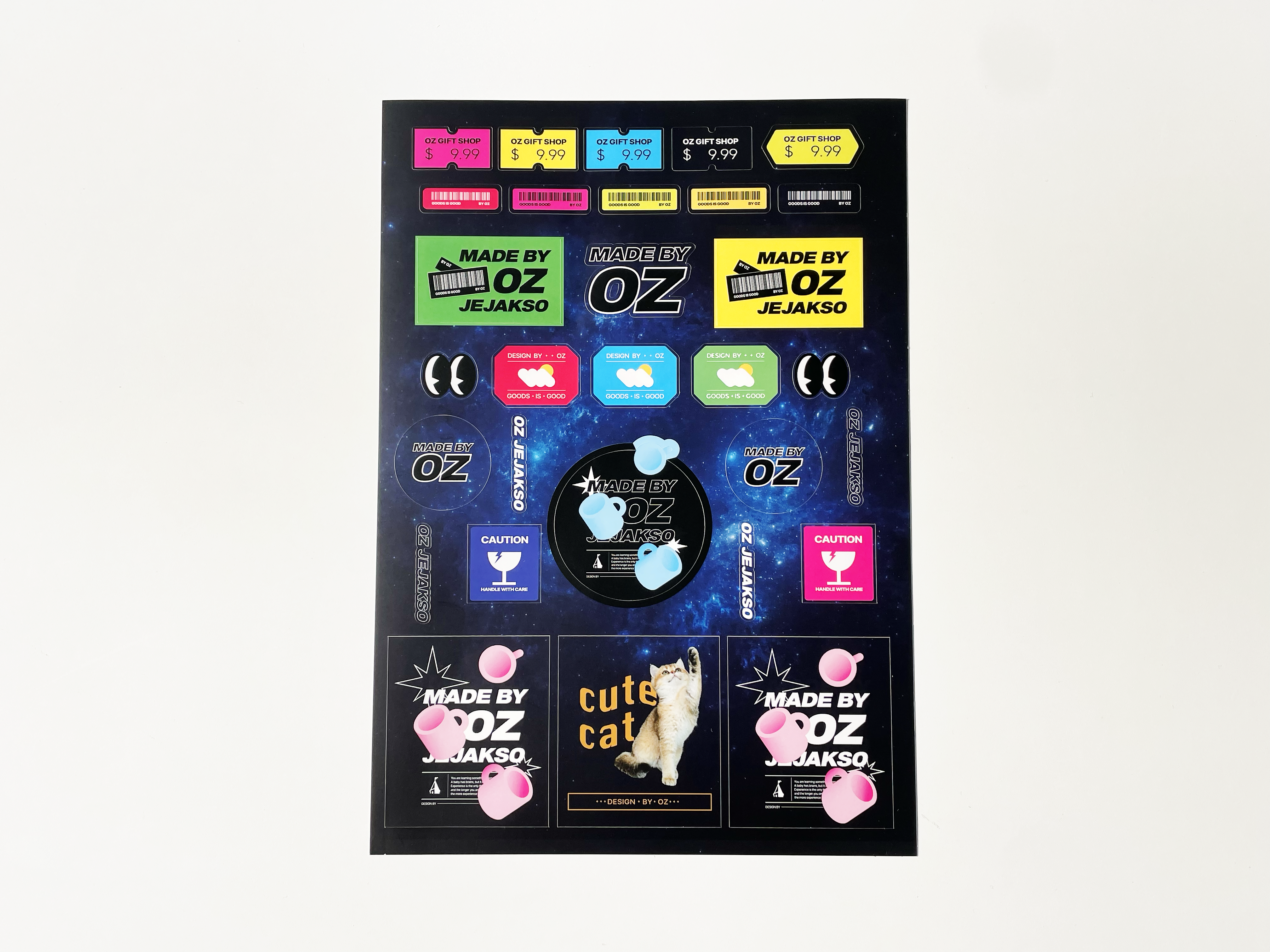 투명지 스티커 180x260mm (2매단위)