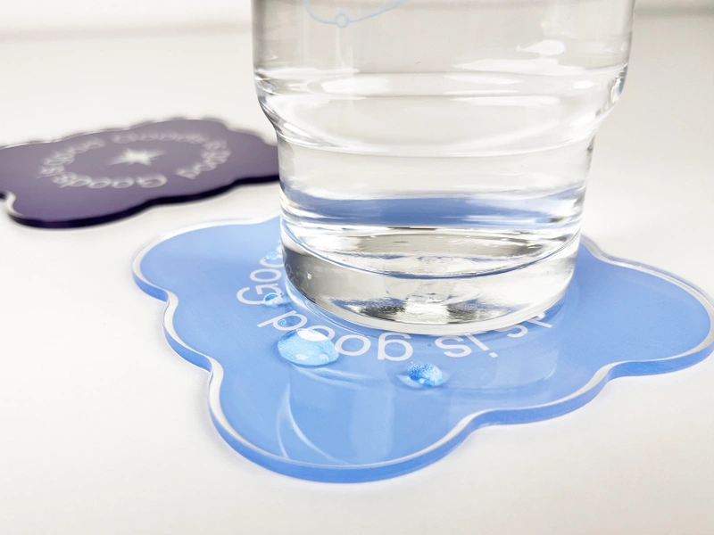 자유모양 아크릴 코스터