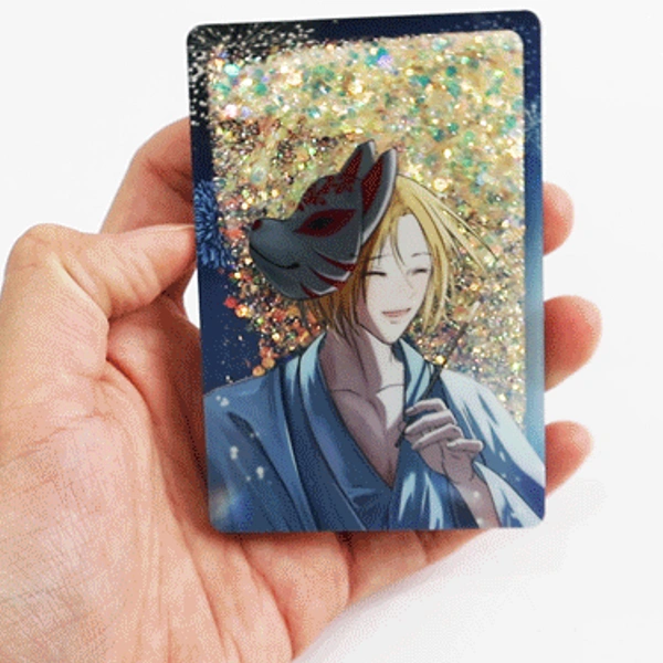 아크릴 글리터 스탠드