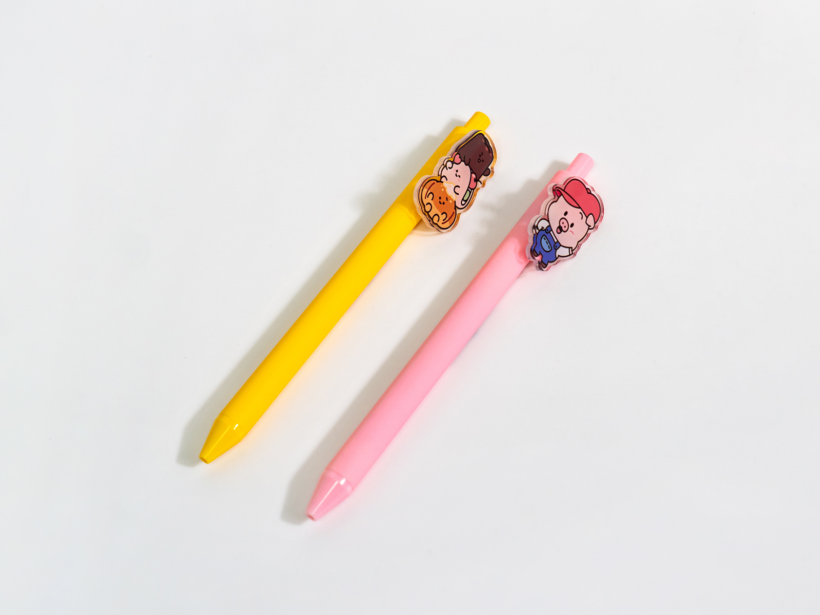 [롯데월드] 아기돼지 4형제 아크릴 볼펜