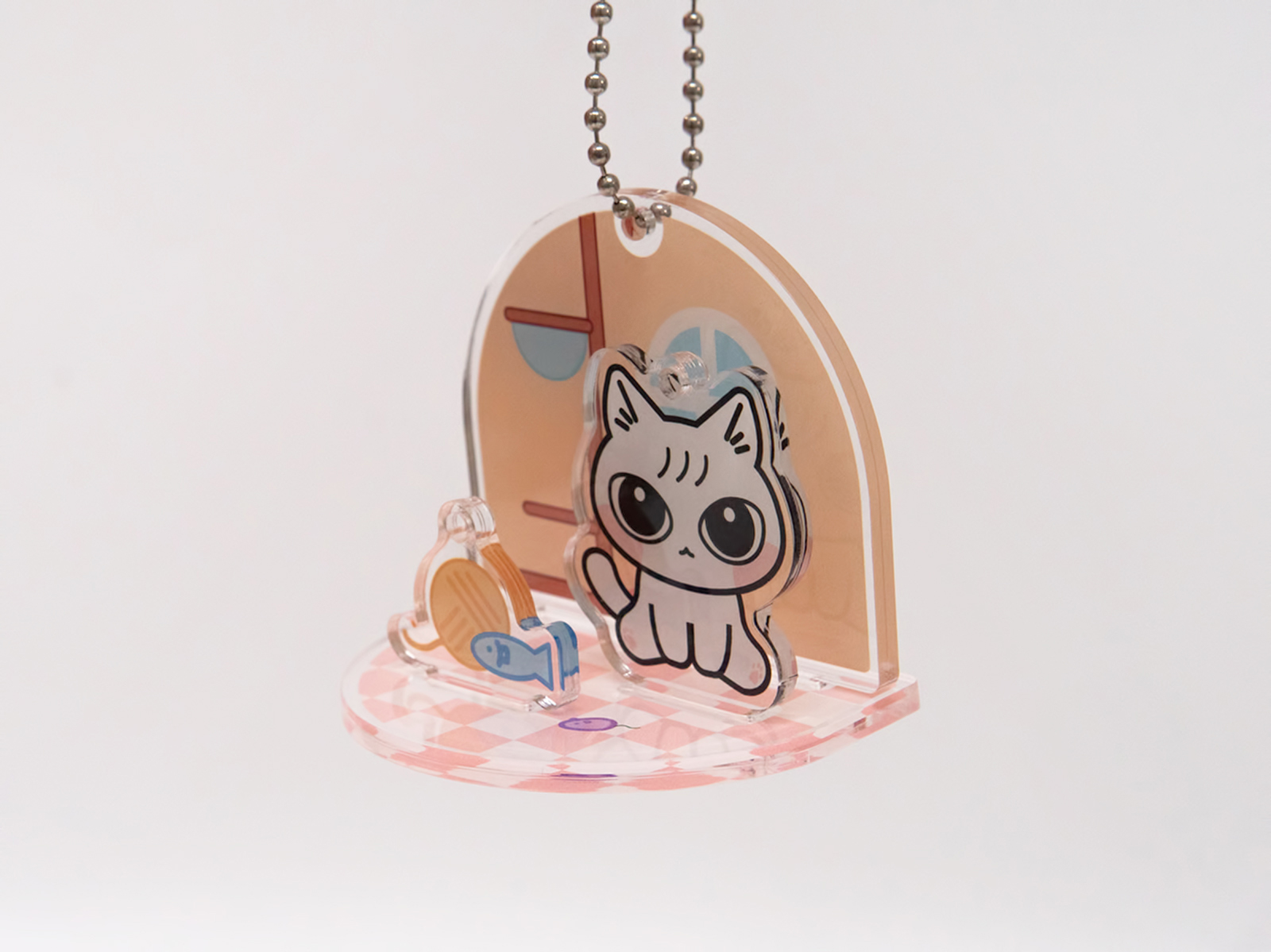 한판 아크릴 스탠드 키링