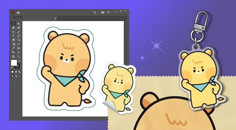 굿즈 색상이 화면과 다르게 나오는 이유