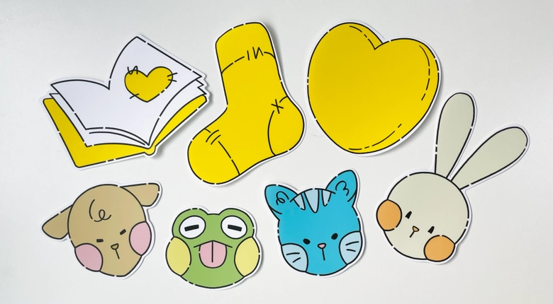 리무버블 PVC 스티커 제작