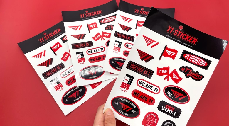 T1 스티커팩 제작