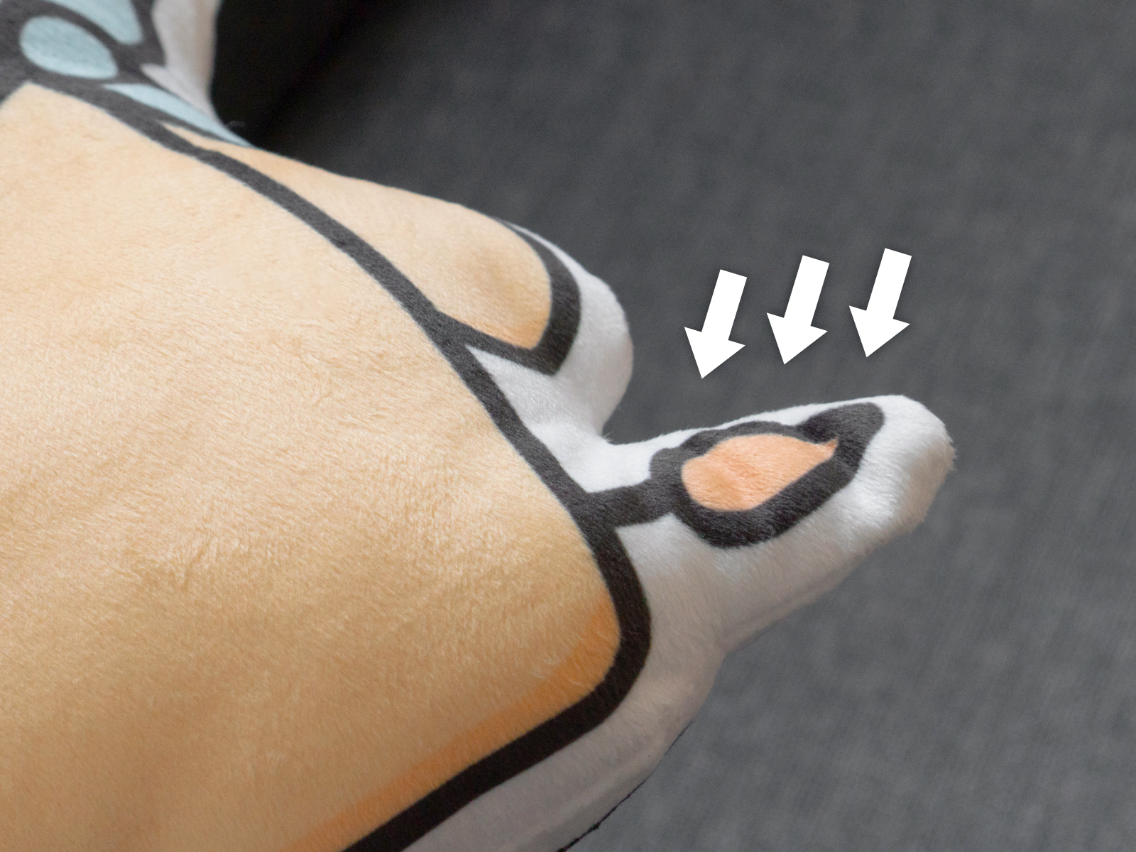 극세사 인형 모양 쿠션 (30cm 이하)