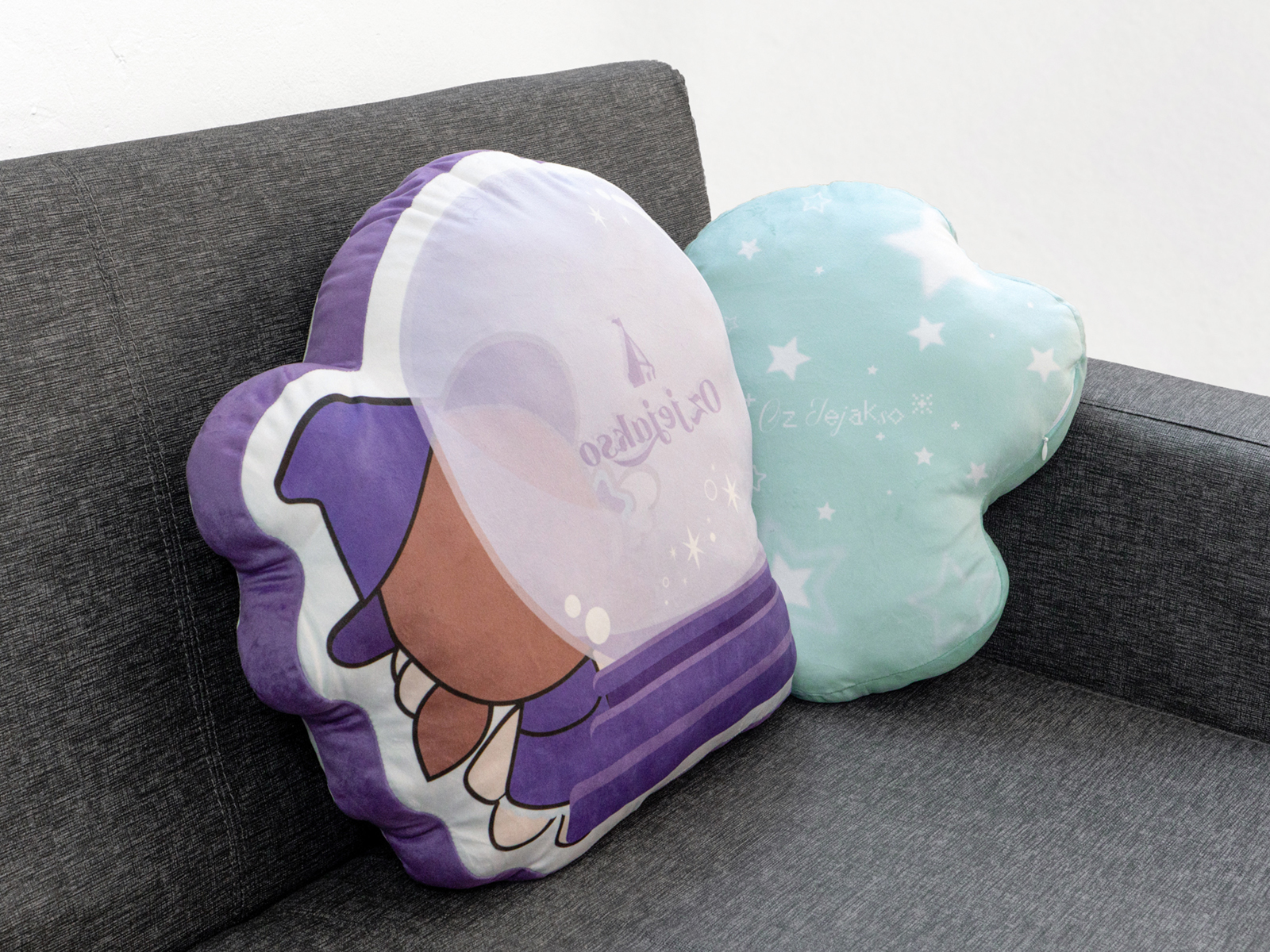 극세사 인형 모양 쿠션 (50cm 이하)