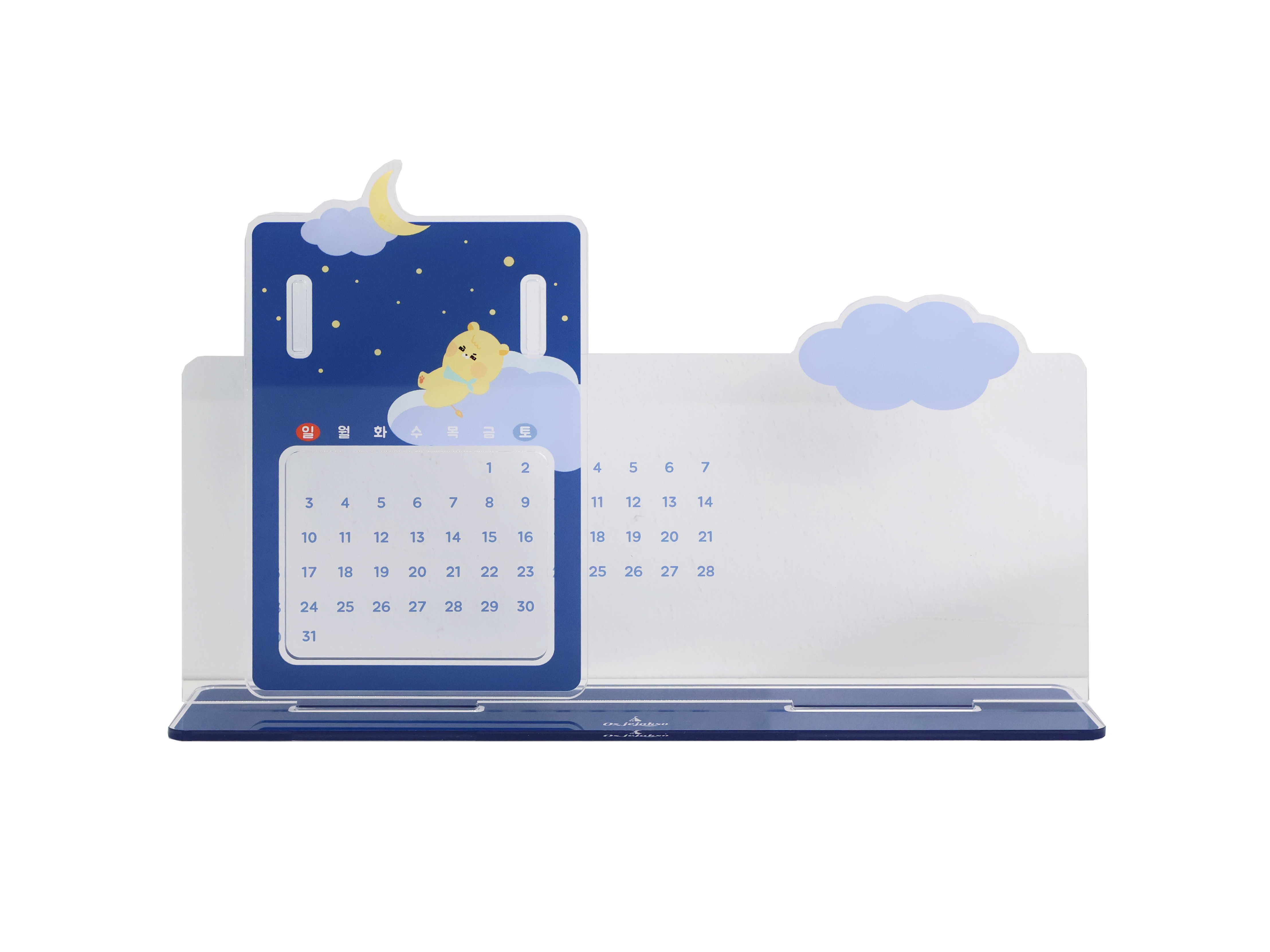 아크릴 만년 캘린더(탁상형)