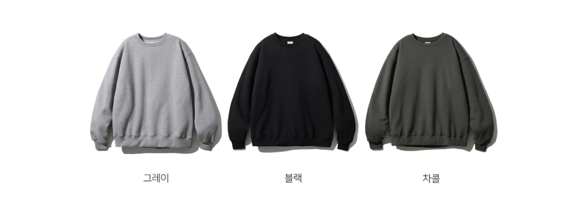 페플 뉴웨이브 기모 맨투맨 (M~2XL)