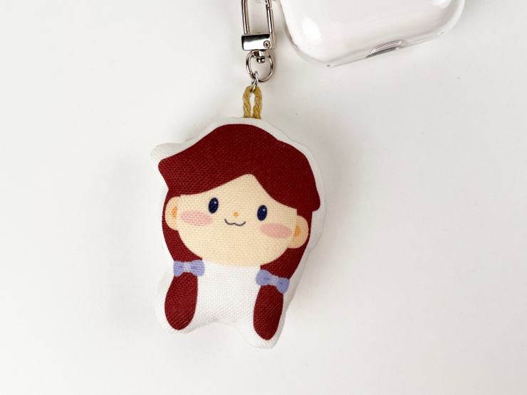 프린팅 인형 키링