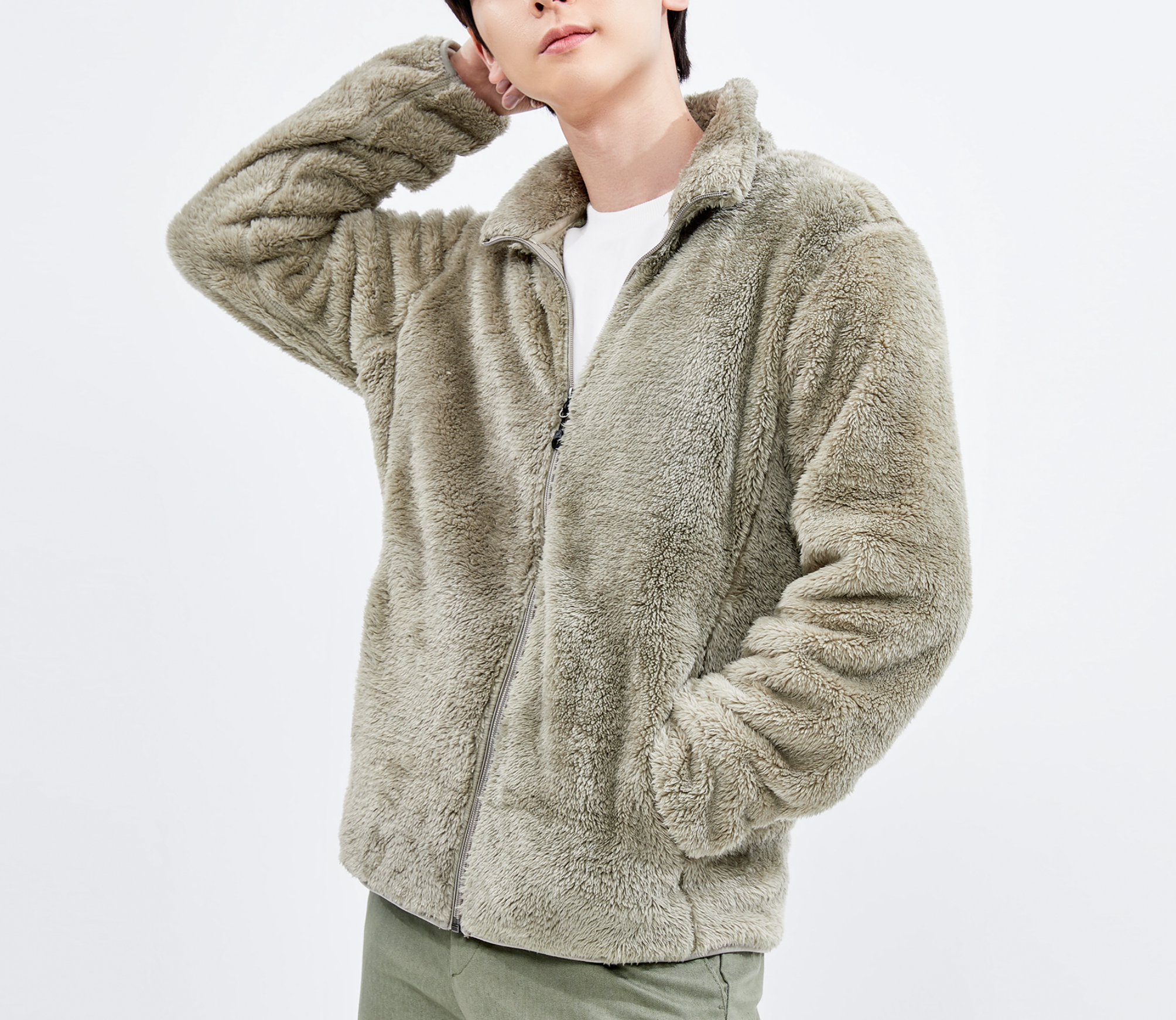 랜더스 보아 플리스 자켓