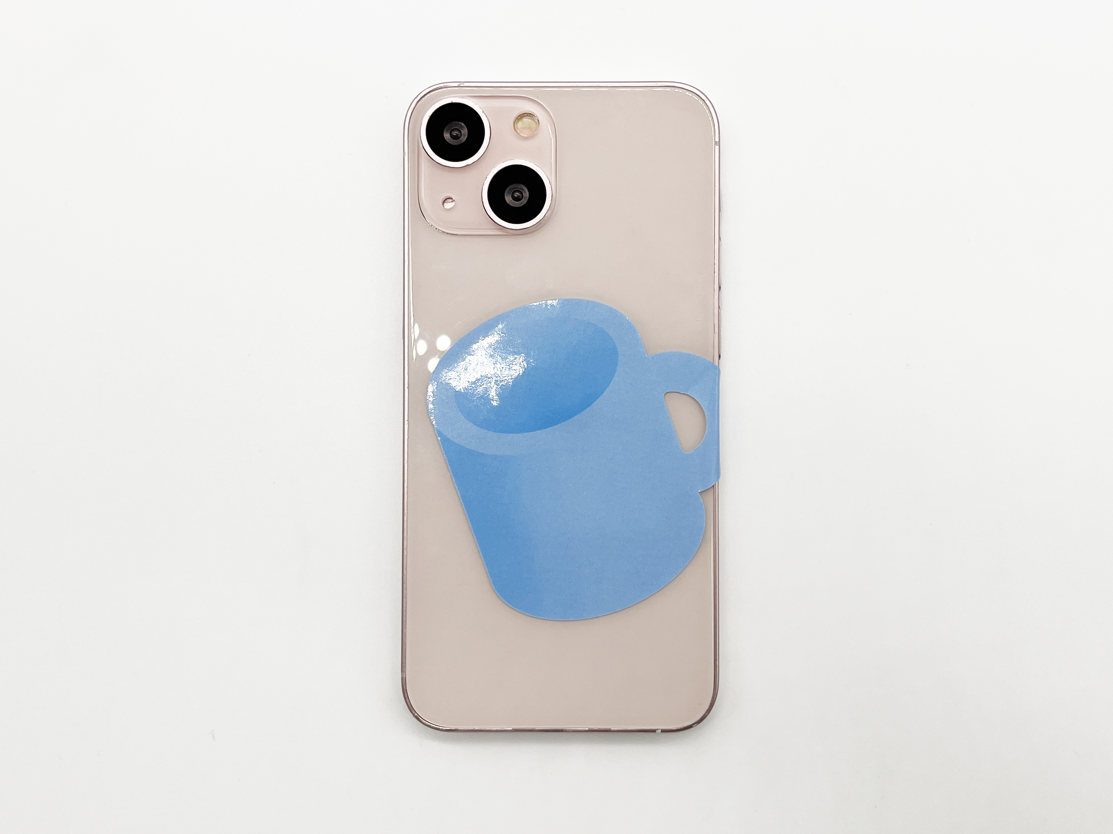 아주 약간 얇은 정도, 불투명 소재, 반사광 생김