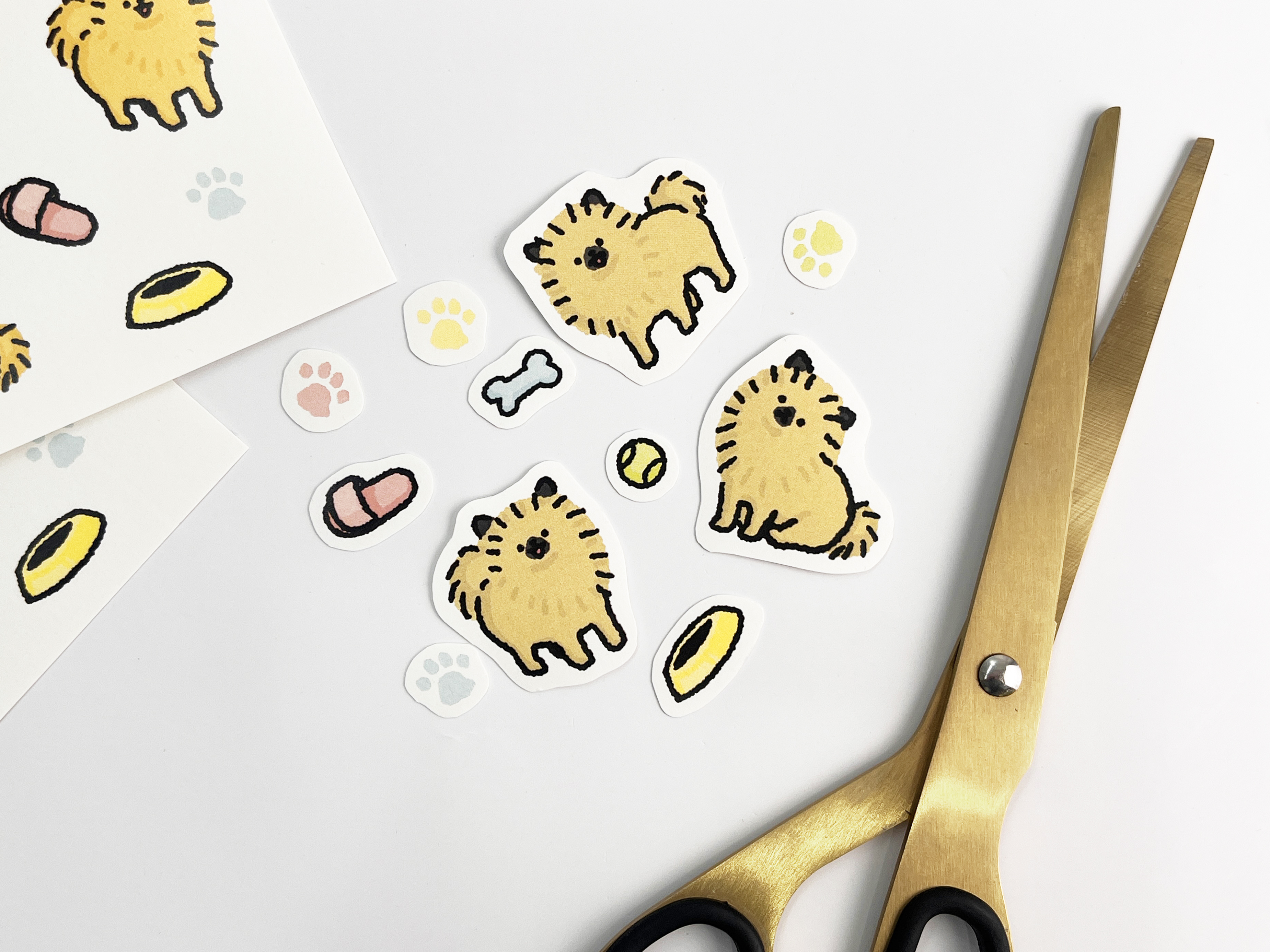 모조지 스티커 100x100mm (6매단위)