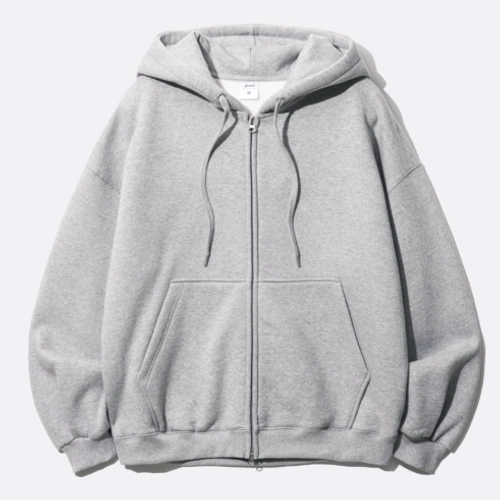 파일 오버핏 투웨이 후드집업 (M~2XL)