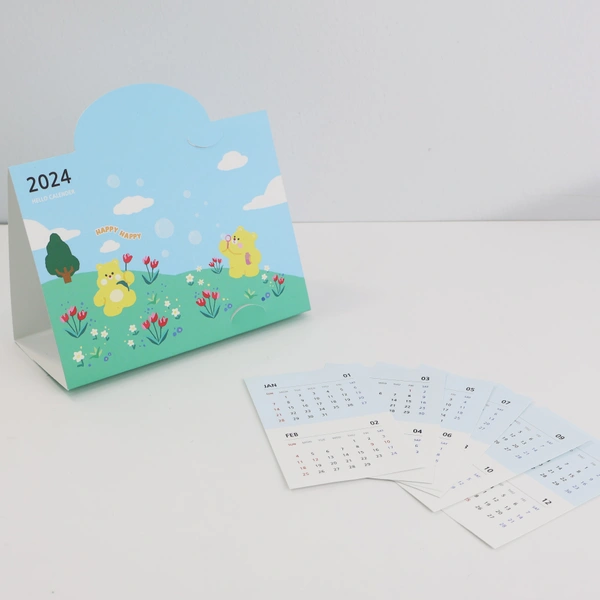 삼각 스탠드 미니 캘린더