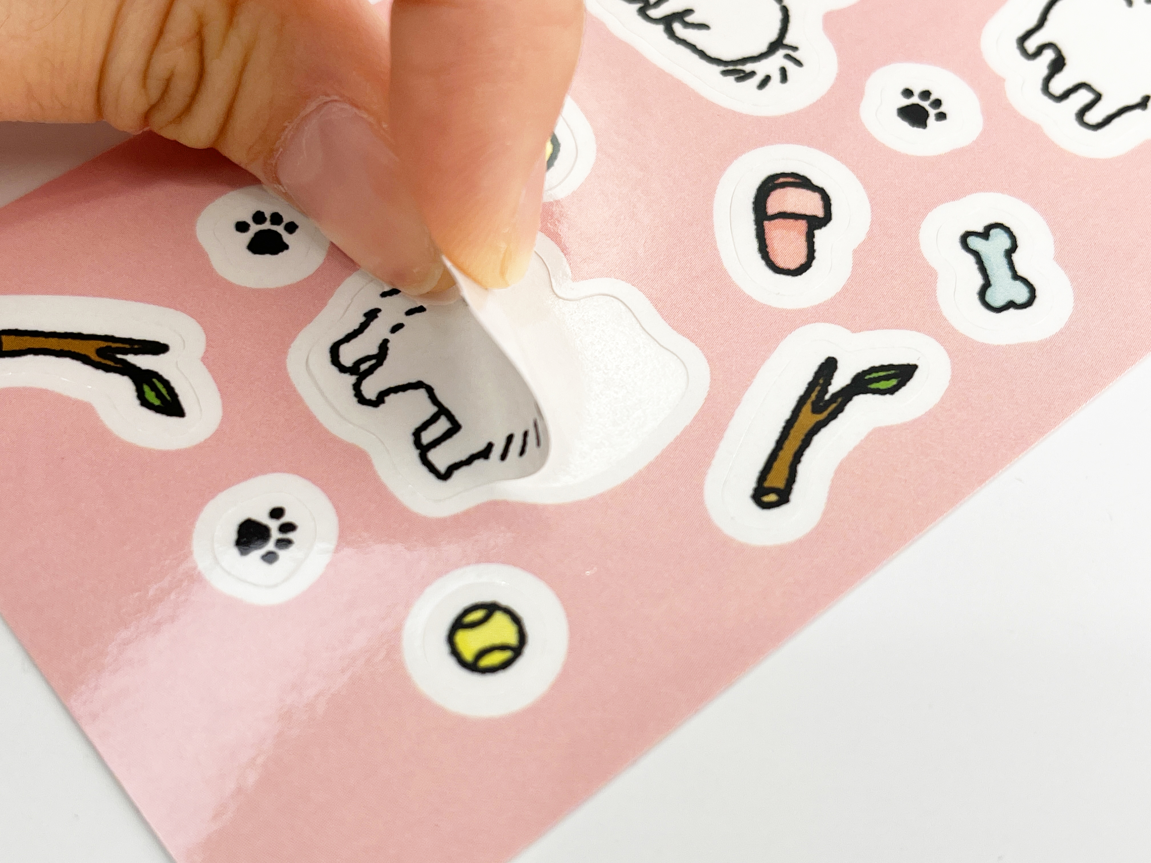 아트지 스티커 150x65mm
