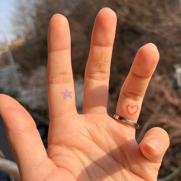 습식 베이직 타투스티커