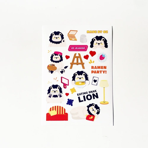 투명지 스티커 110x180mm (4매단위)