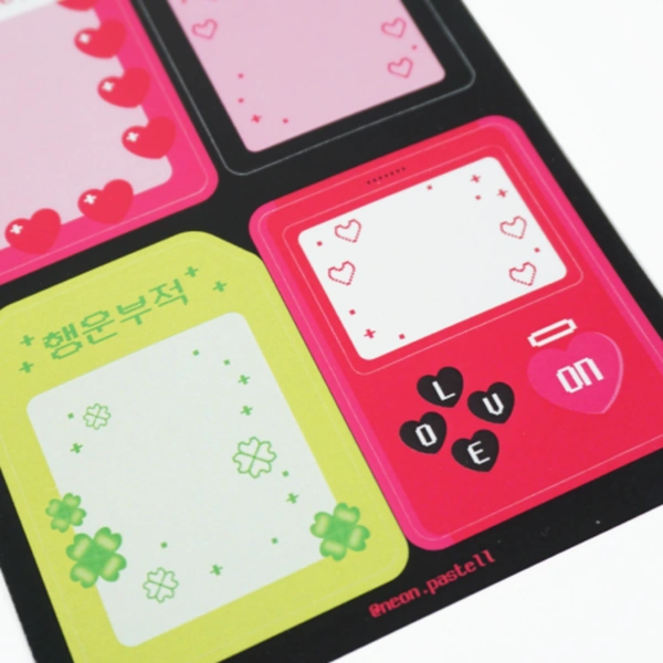 리무버블 유포지 스티커 80x120mm