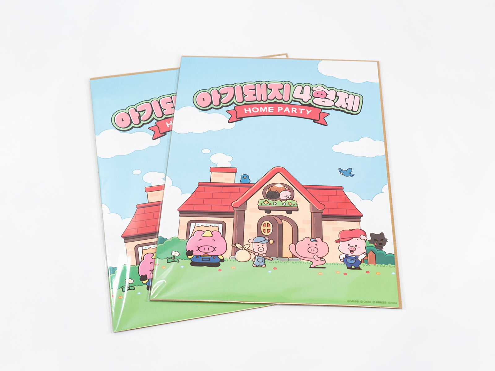 [롯데월드] 아기돼지 4형제 팝업스토어 굿즈