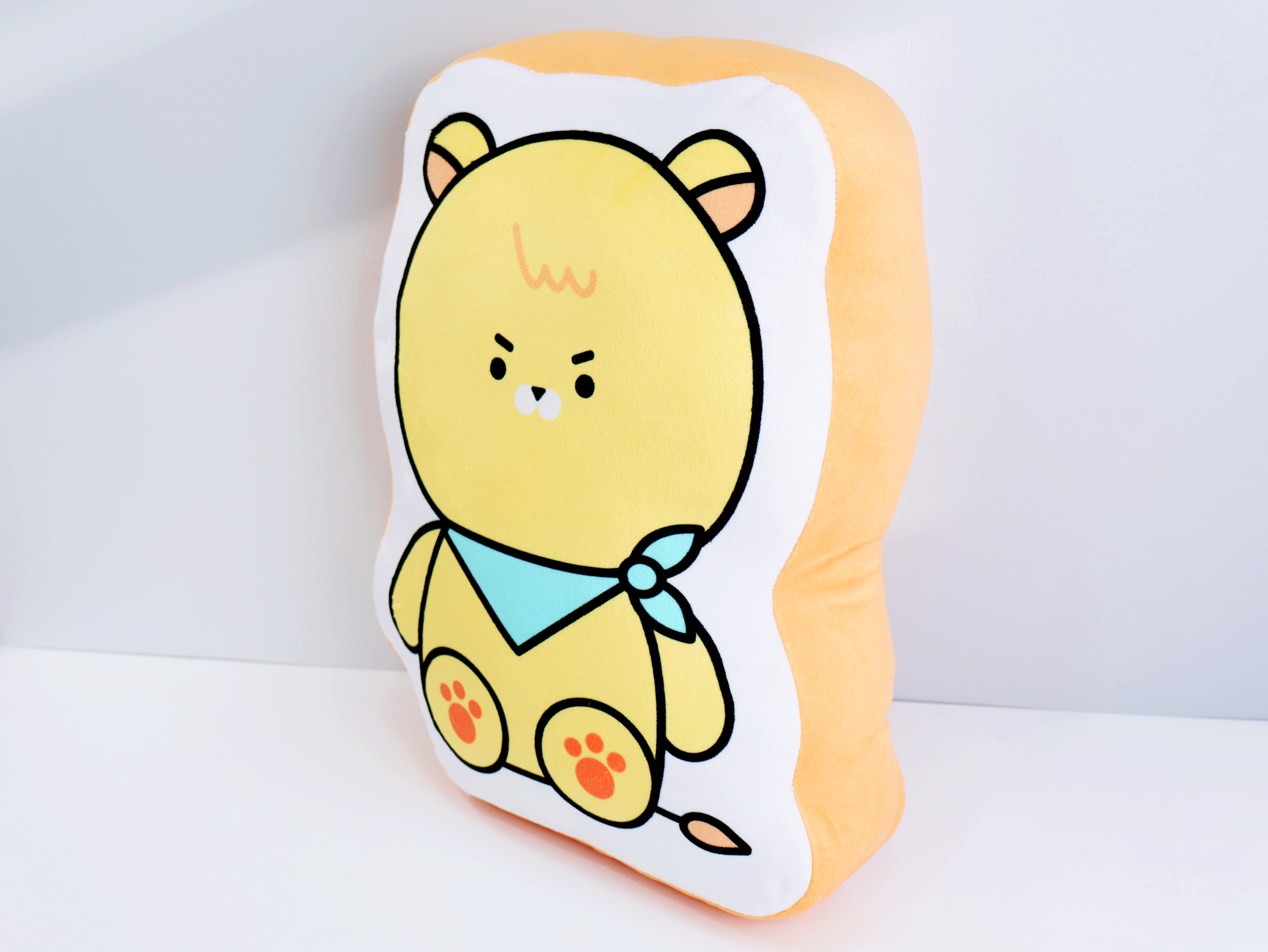 극세사 인형 보더 쿠션