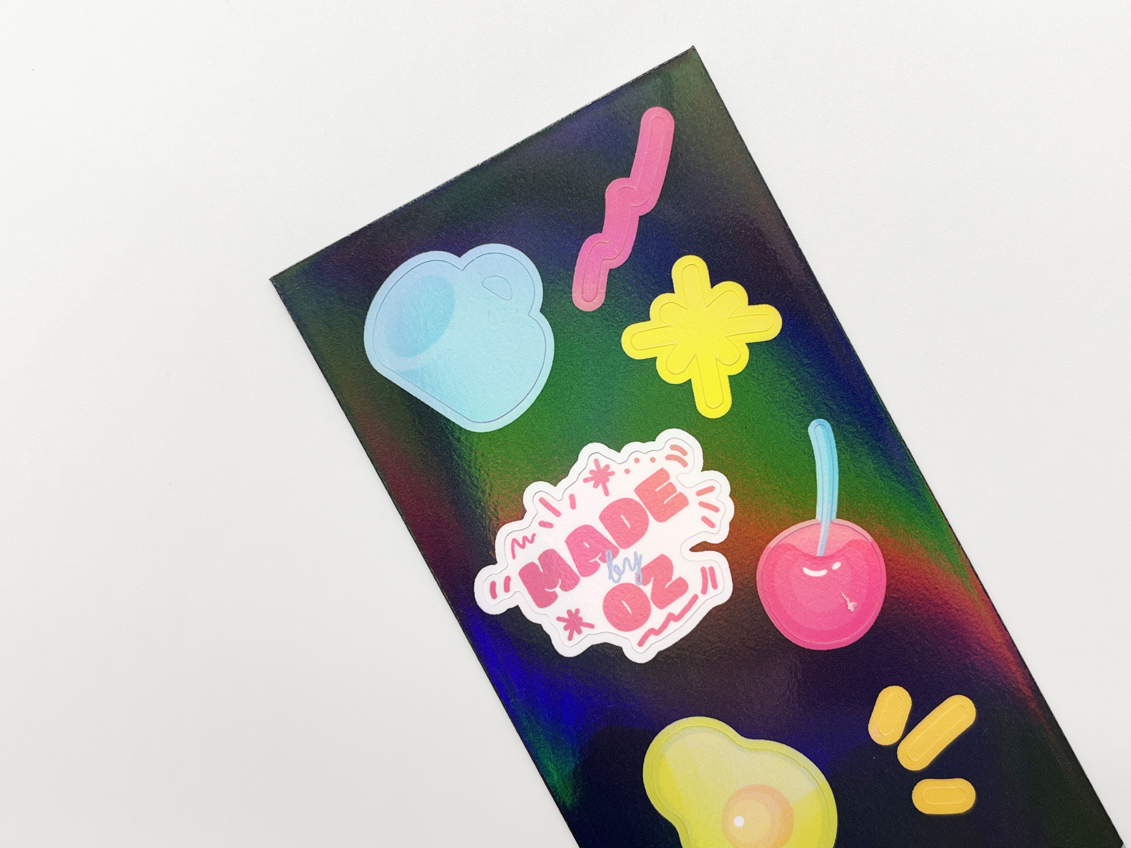 투명  A3 스티커