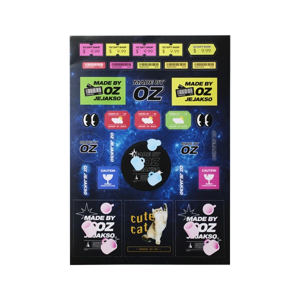 모조지 스티커 A3