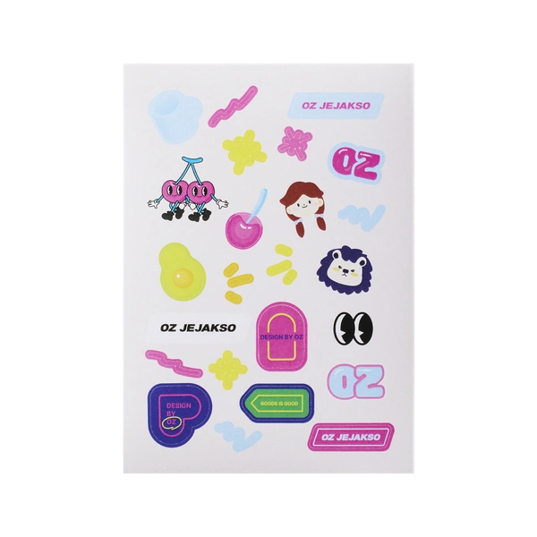 모조지 스티커 80x120mm (8매단위)