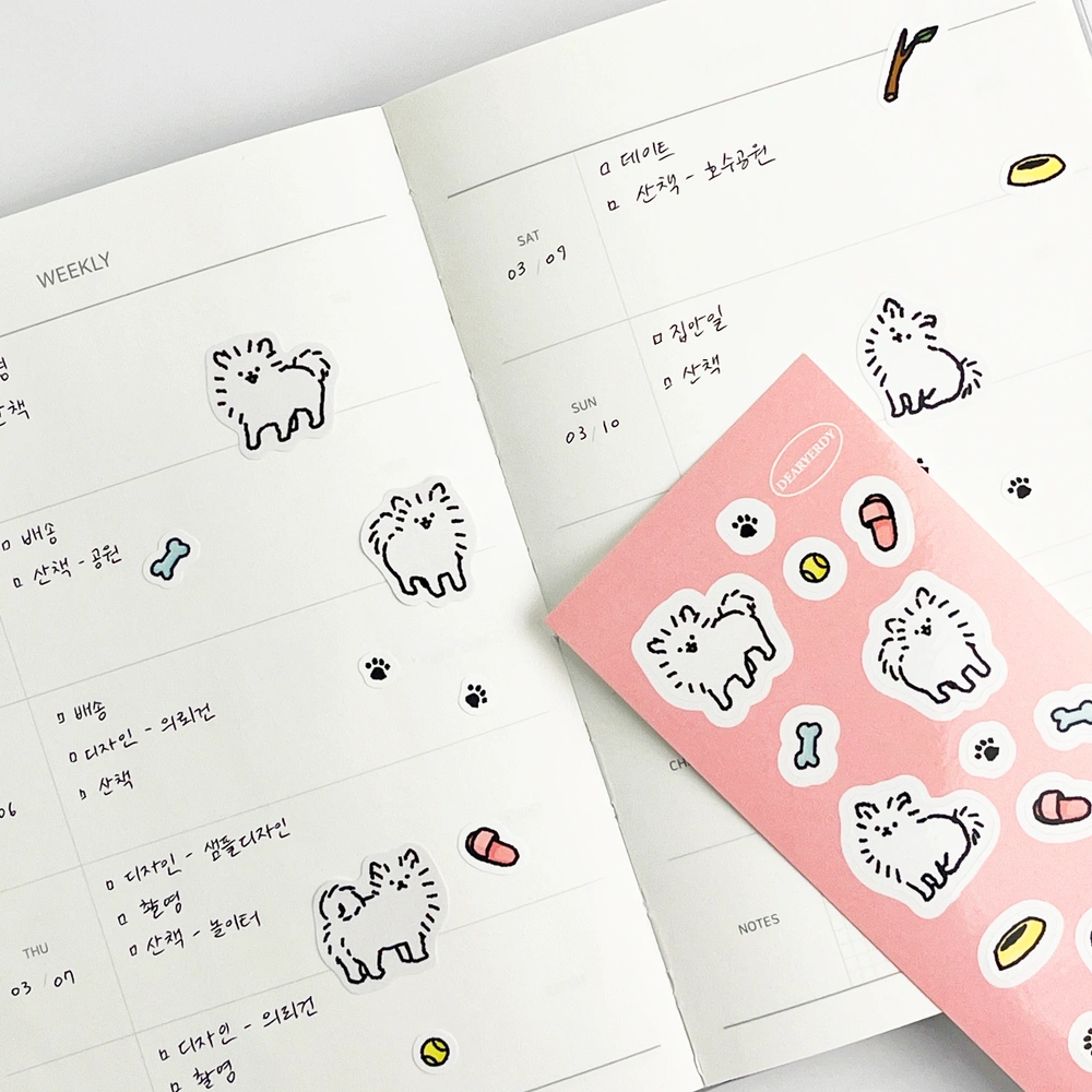 아트지 스티커 150x65mm (6매단위)