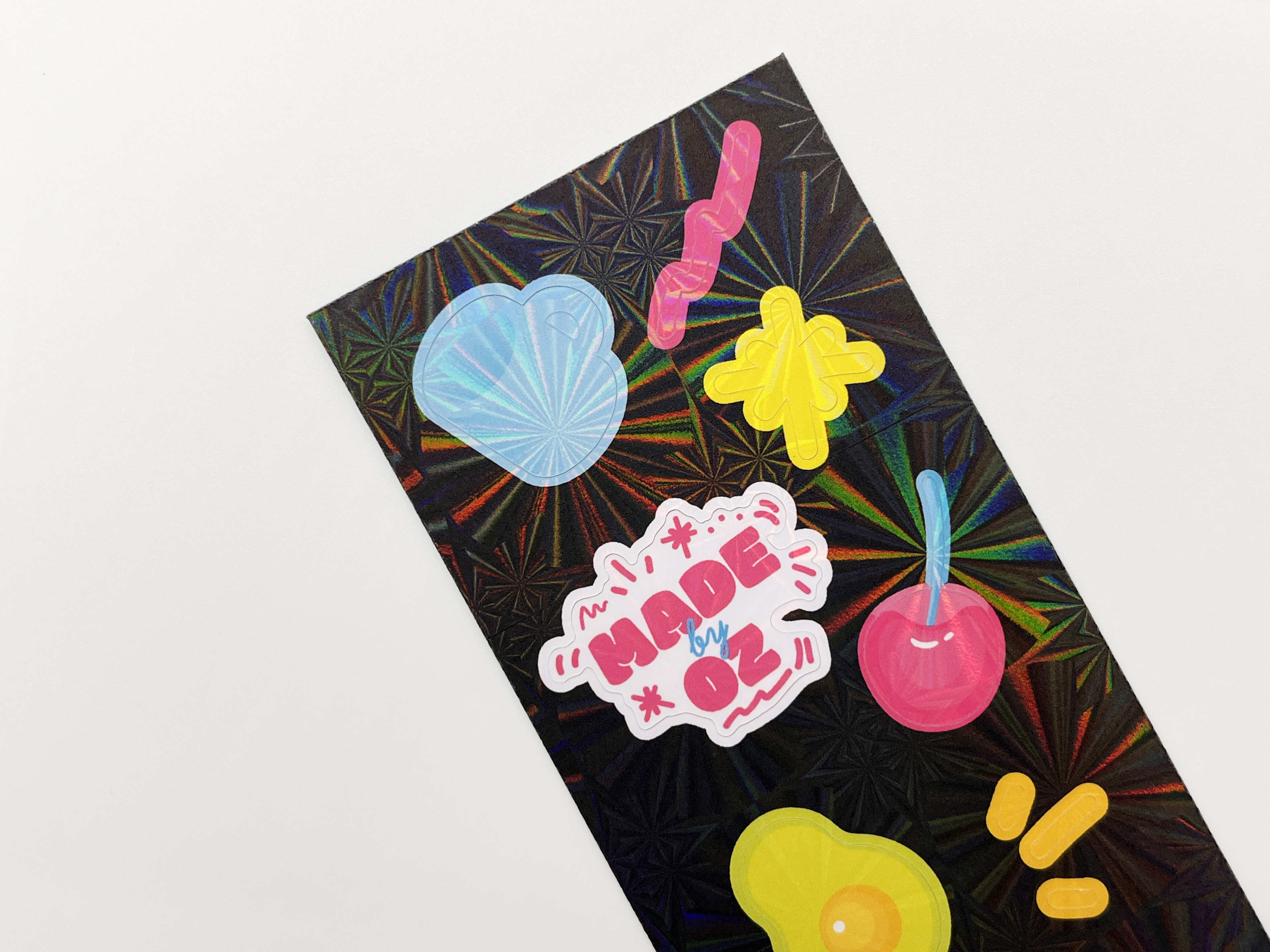 투명  A3 스티커