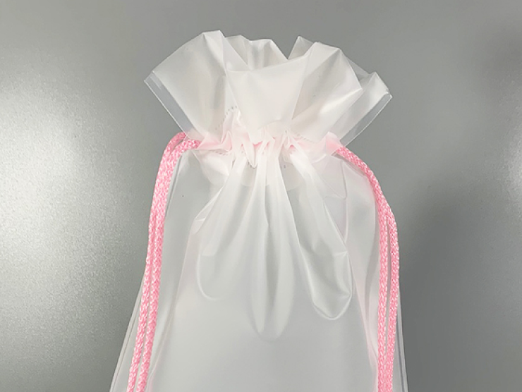 복주머니 분홍끈 봉투 