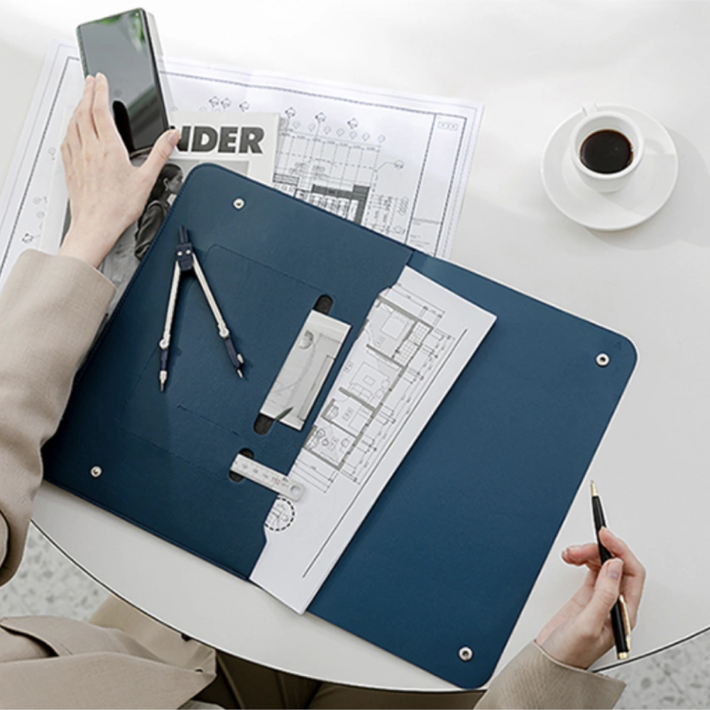 레더 A4 서류보관 홀더