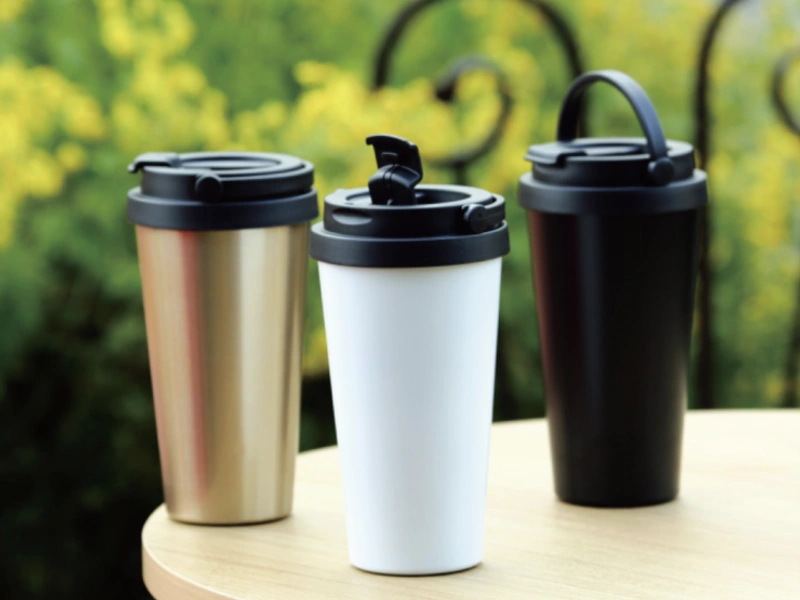 스테인리스 보냉 손잡이 텀블러 500 ml