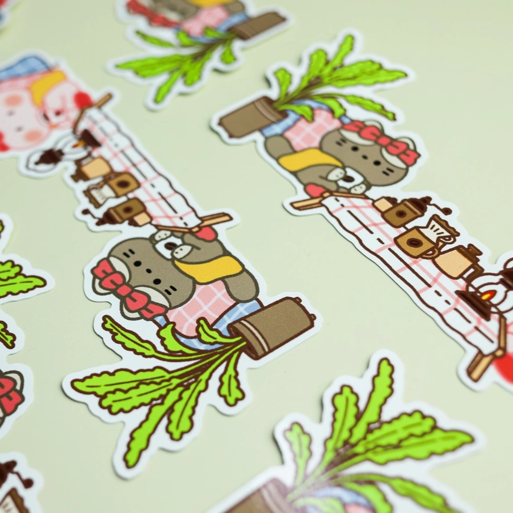 조각 스티커 (방수 리무버블) A3