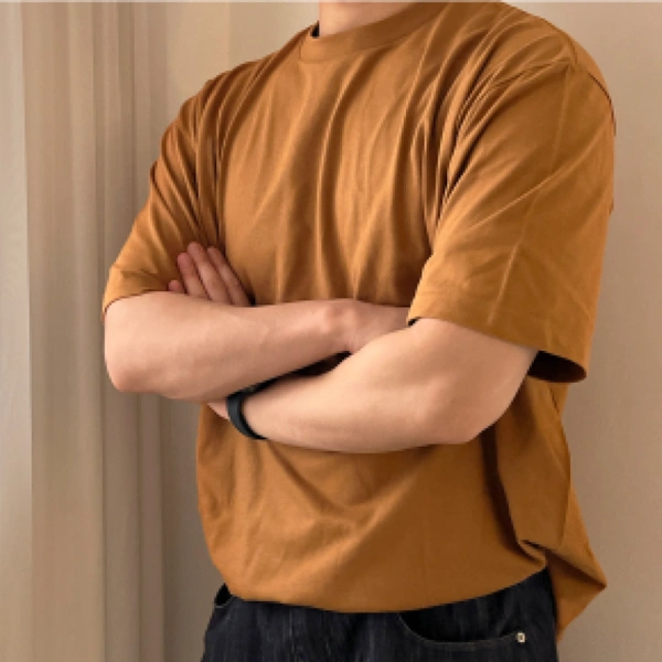 톰스 - 프린트스타 오버핏 반팔 (17수, 두꺼운 두께) 6가지 색상