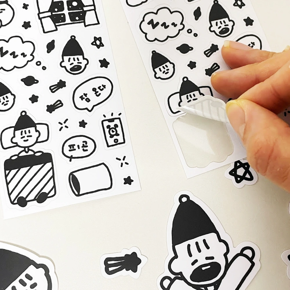 리무버블 pvc A3스티커 (조각스티커 가능)