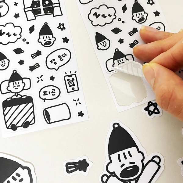 리무버블 pvc A3스티커 (조각스티커 가능)