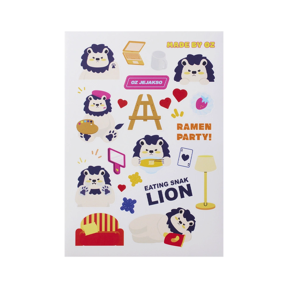 아트지 스티커 110x180mm (4매단위)