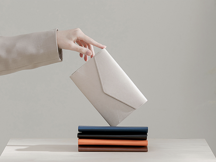 레더 포켓형 메모패드