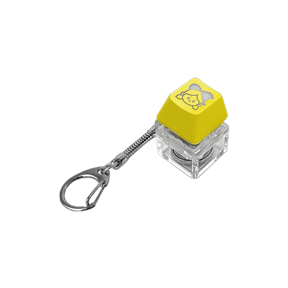 LED 레이저 키캡키링 1구 (컬러4종)