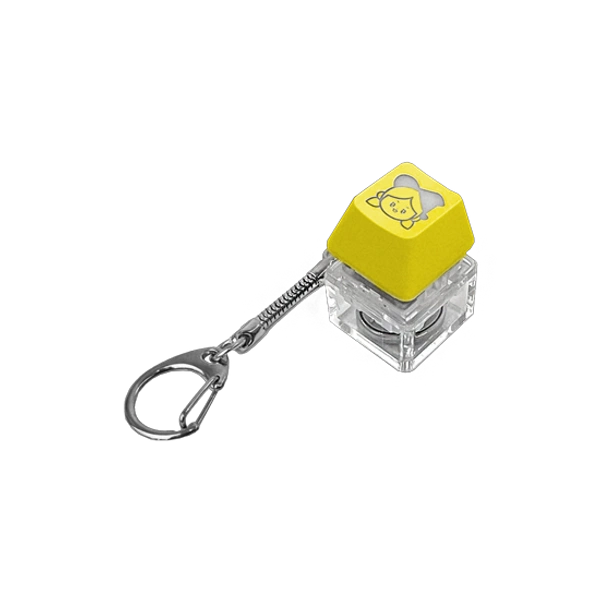 LED 레이저 키캡키링 1구 (컬러4종)