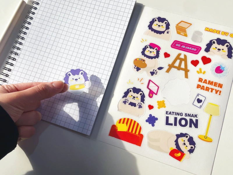 투명지 스티커 110x180mm (4매단위)