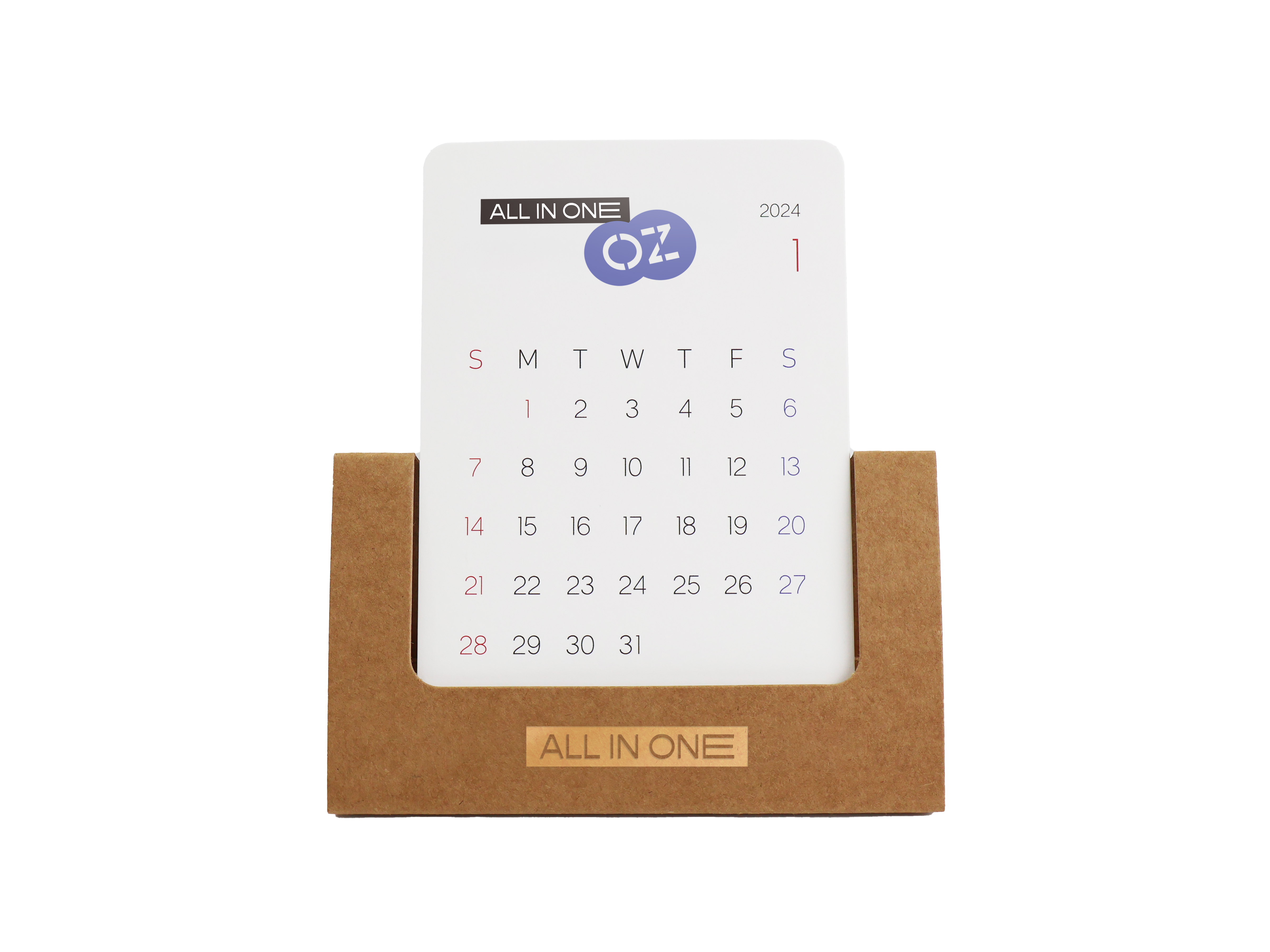 스탠딩 미니 먼슬리 캘린더 2026