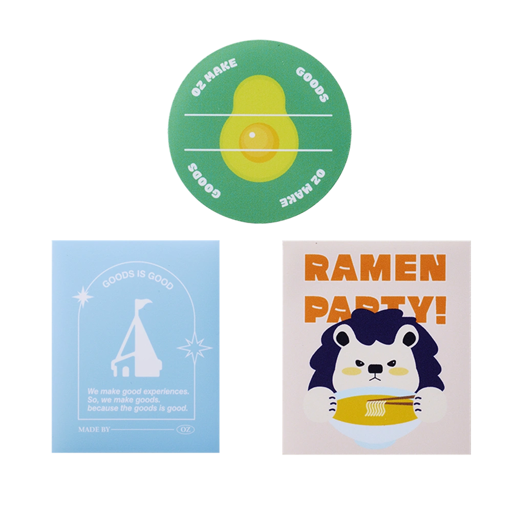 리무버블 pvc A3스티커 (조각스티커 가능)