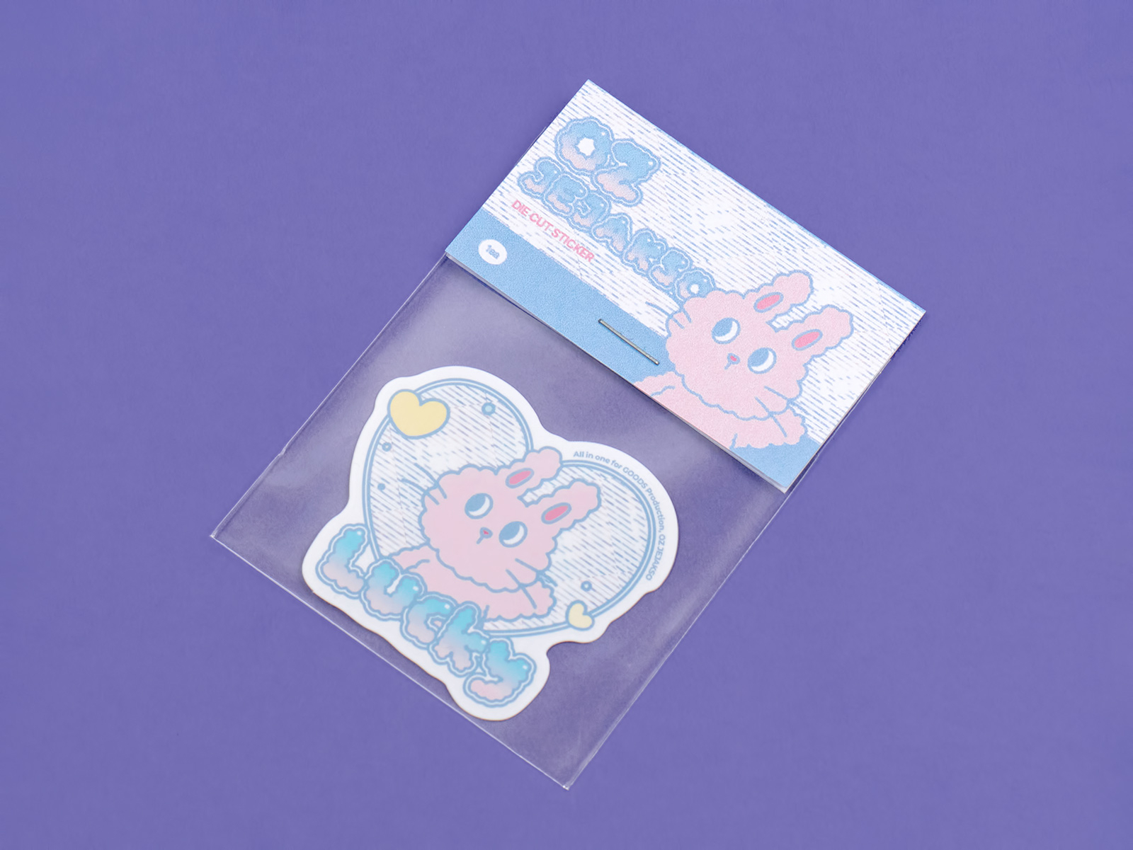 리무버블 PVC 조각스티커팩 (1장 1세트)