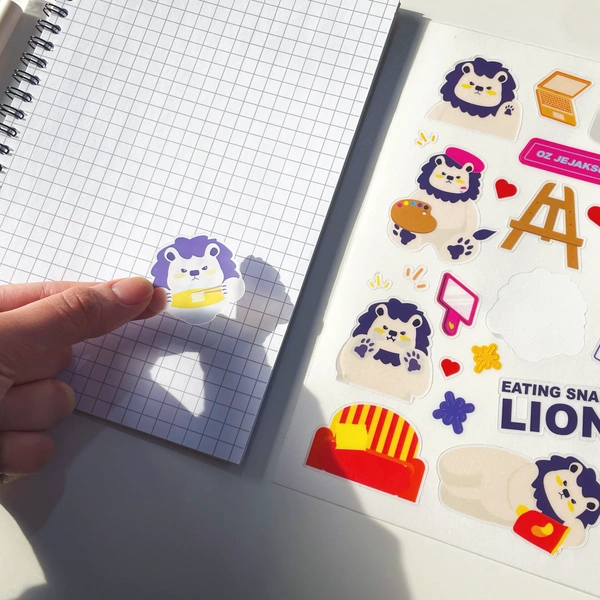 투명지 스티커 110x180mm (4매단위)