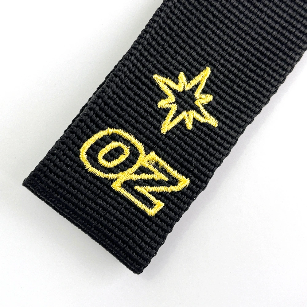 자수 네임택 키링