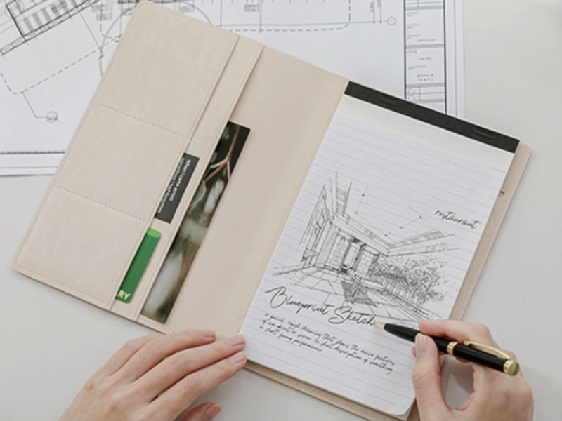 레더 A5 메모패드