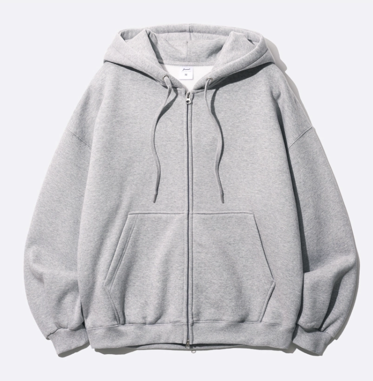 파일 오버핏 투웨이 후드집업 (M~2XL)