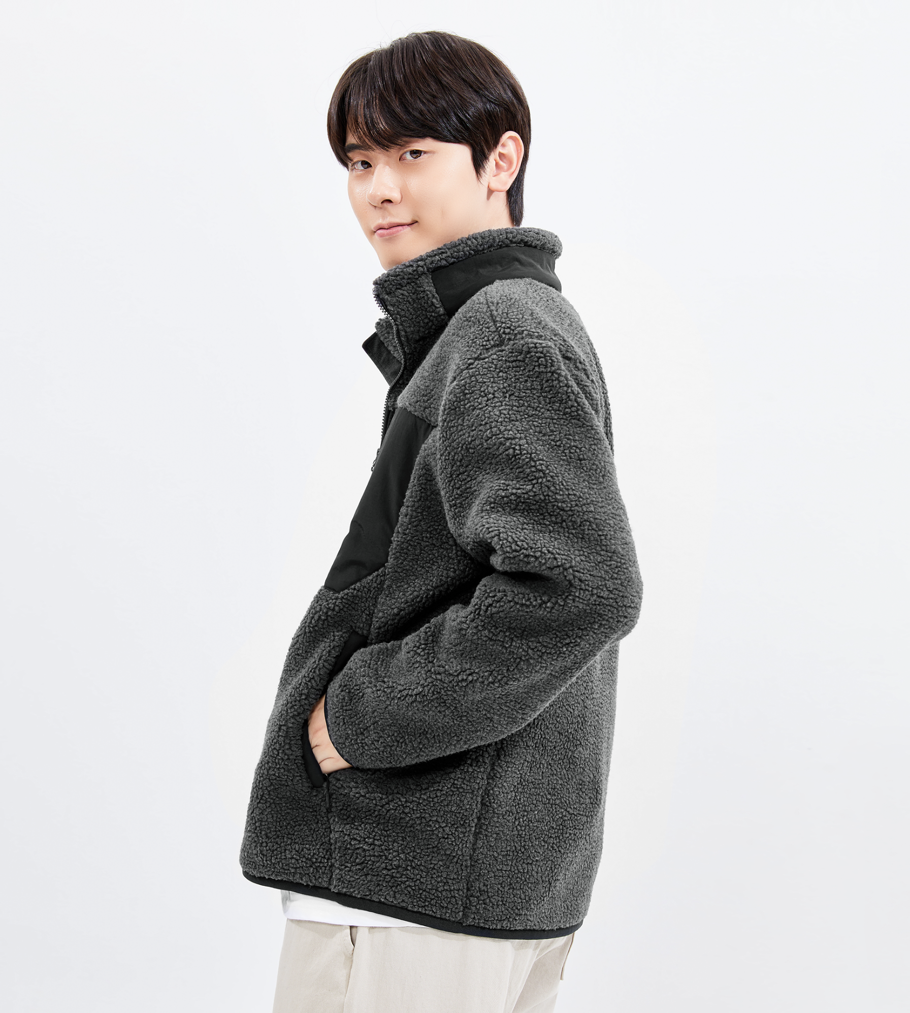 랜더스 헤비 후리스 자켓